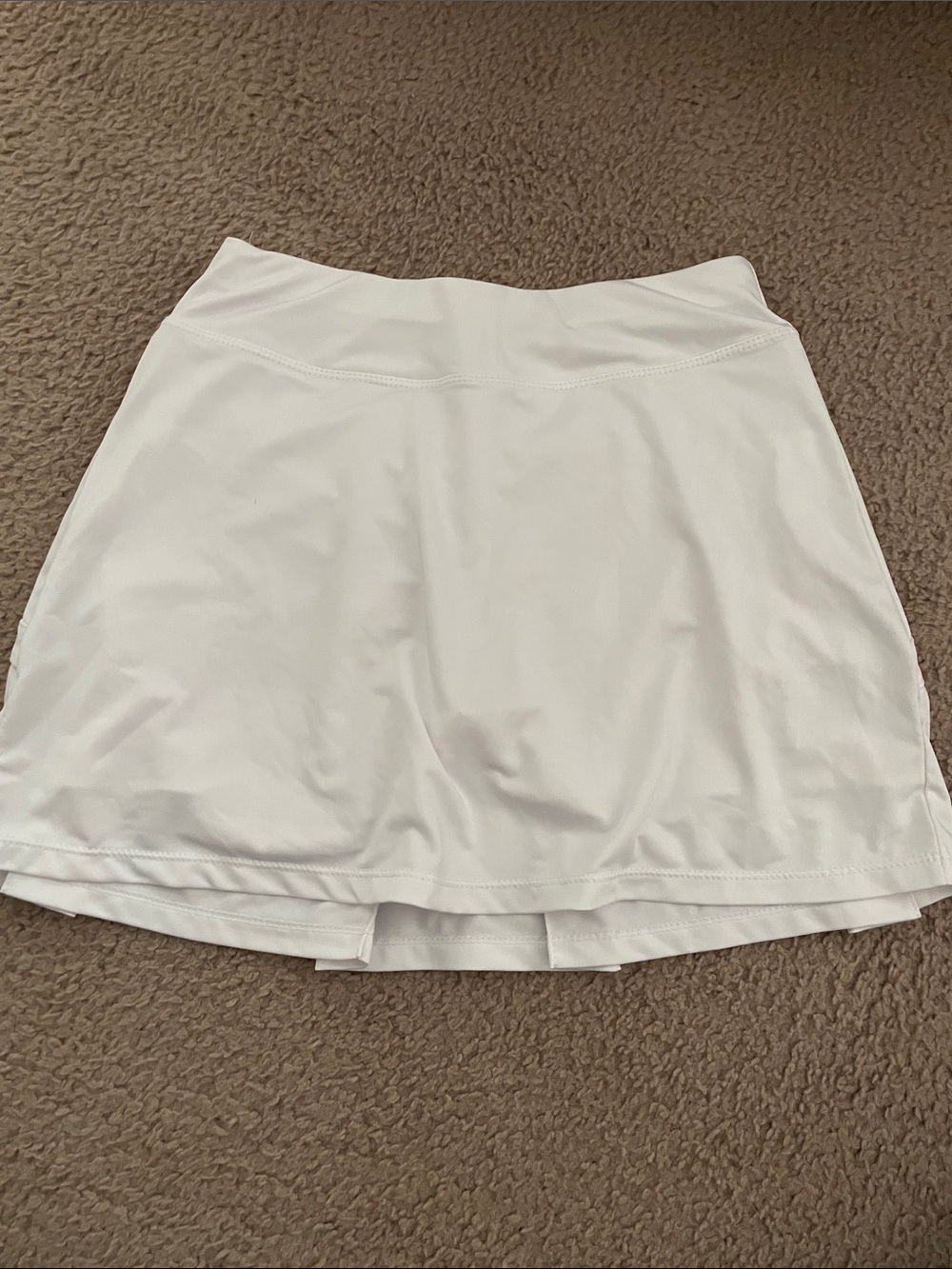Women’s White Active Skort - Comfortable Athletic Skirt